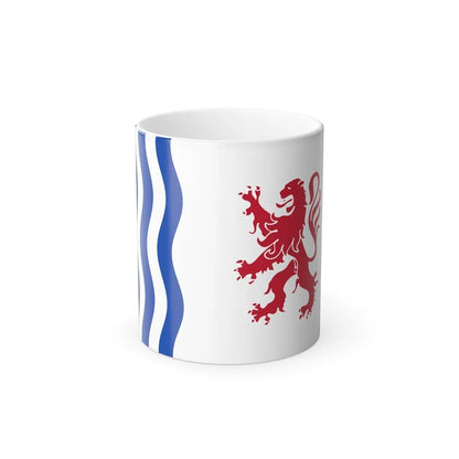 Flag of Nouvelle Aquitaine France - Color Changing Coffee Mug-11oz-Go Mug Yourself