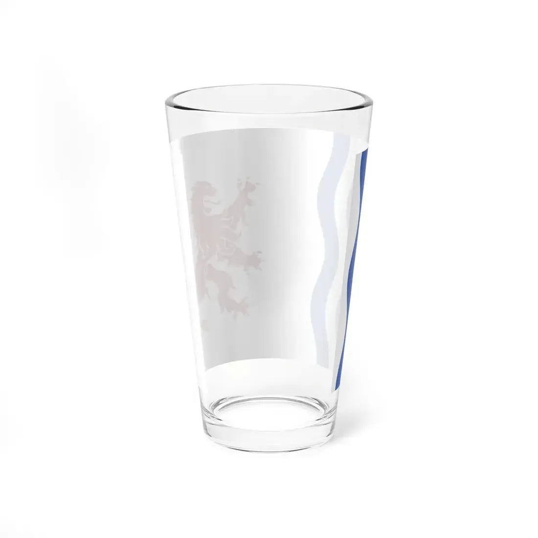 Flag of Nouvelle Aquitaine France - Pint Glass 16oz - Go Mug Yourself