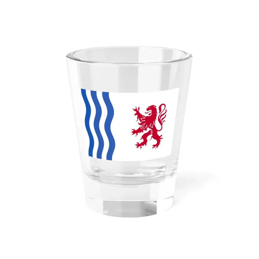 Flag of Nouvelle Aquitaine France - Shot Glass 1.5oz 1.5oz - Go Mug Yourself