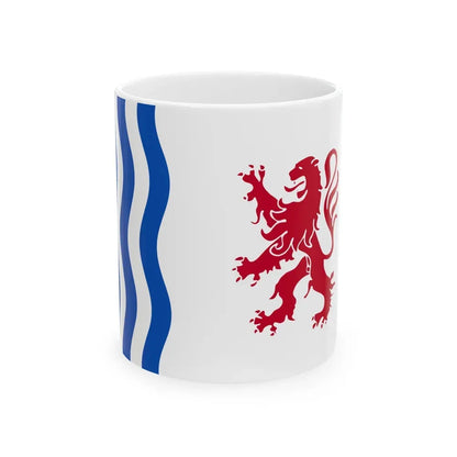 Flag of Nouvelle Aquitaine France - White Coffee Mug 11oz - Go Mug Yourself
