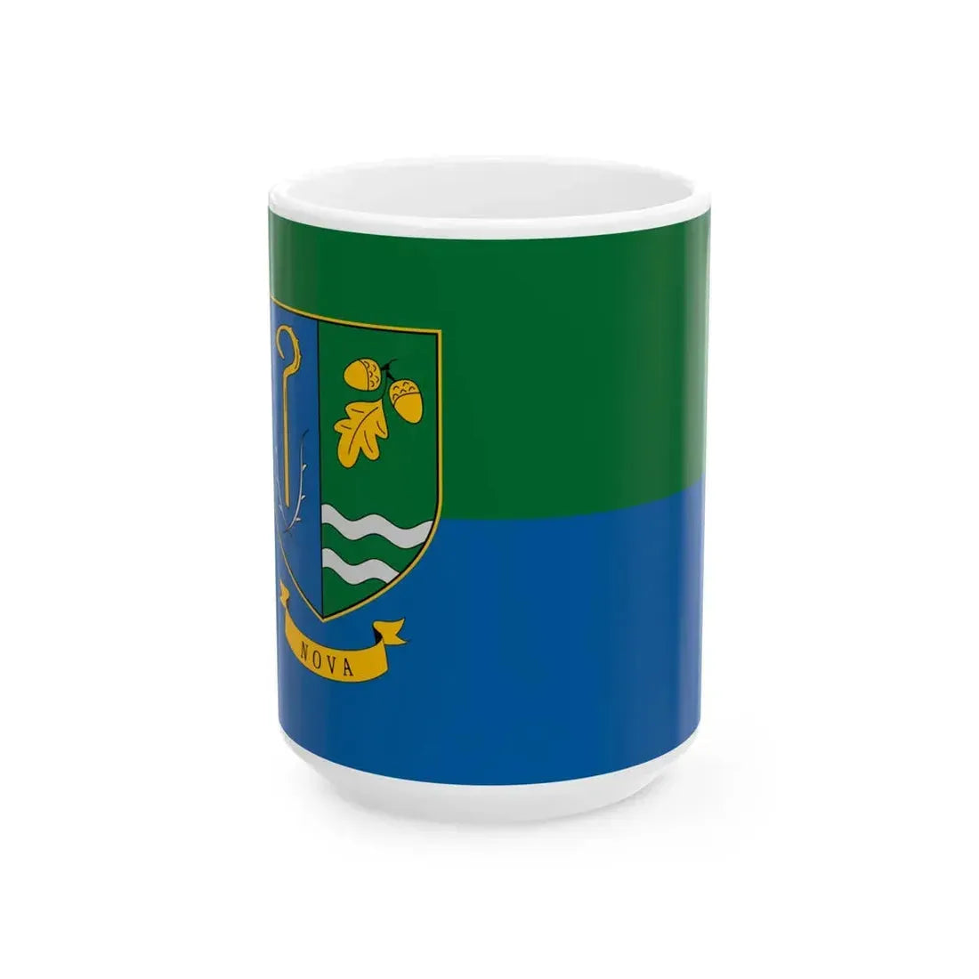 Flag of Nova Hungary (Hungary) White Coffee Mug 15oz - Go Mug Yourself