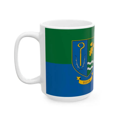Flag of Nova Hungary (Hungary) White Coffee Mug - Go Mug Yourself