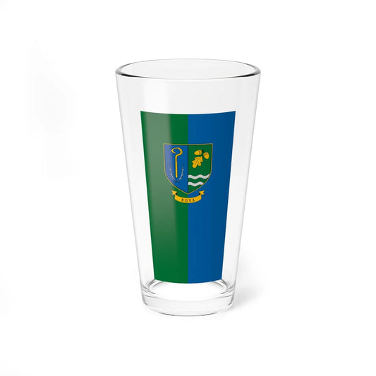 Flag of Nova Hungary vertical (Hungary) Pint Glass 16oz 16oz - Go Mug Yourself