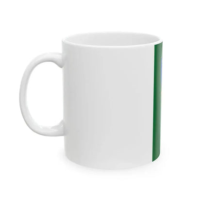 Flag of Nova Hungary vertical (Hungary) White Coffee Mug - Go Mug Yourself