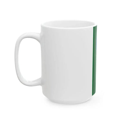 Flag of Nova Hungary vertical (Hungary) White Coffee Mug - Go Mug Yourself
