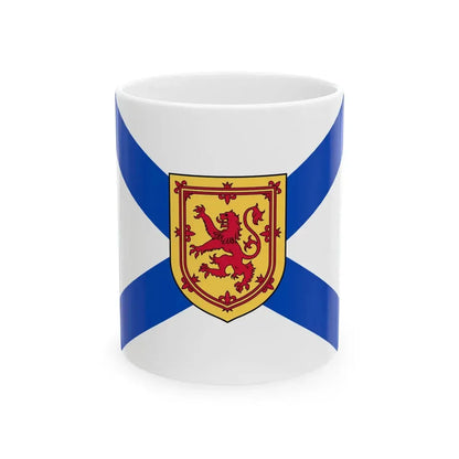 Flag of Nova Scotia 3-2 (Canada) White Coffee Mug 11oz - Go Mug Yourself