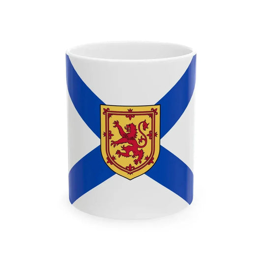 Flag of Nova Scotia 3 by 4 ratio (Canada) White Coffee Mug 11oz - Go Mug Yourself