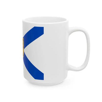 Flag of Nova Scotia 3 by 4 ratio (Canada) White Coffee Mug - Go Mug Yourself