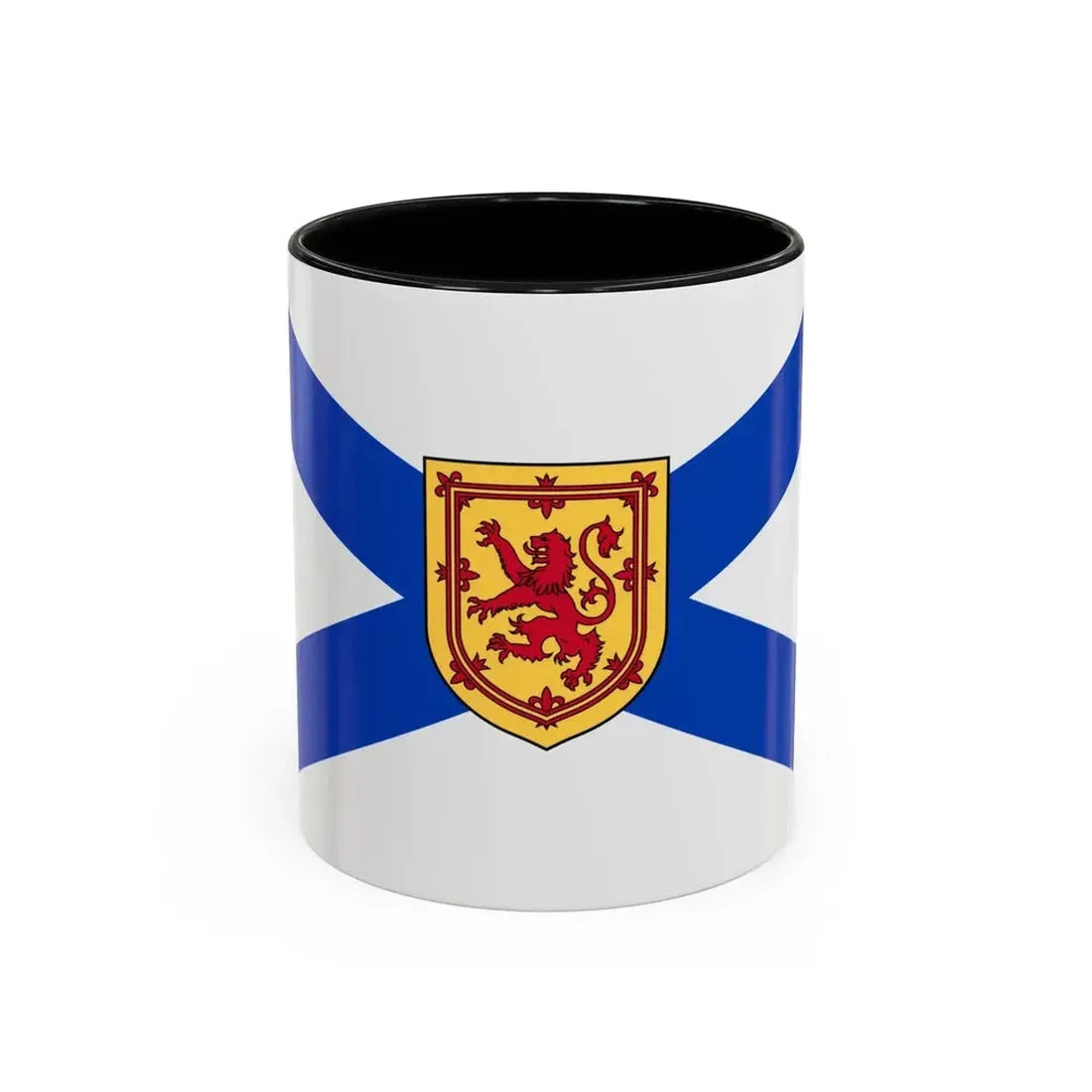 Flag of Nova Scotia Canada - Accent Coffee Mug 11oz Black - Go Mug Yourself