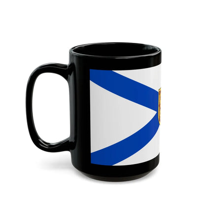 Flag of Nova Scotia Canada - Black Coffee Mug-Go Mug Yourself