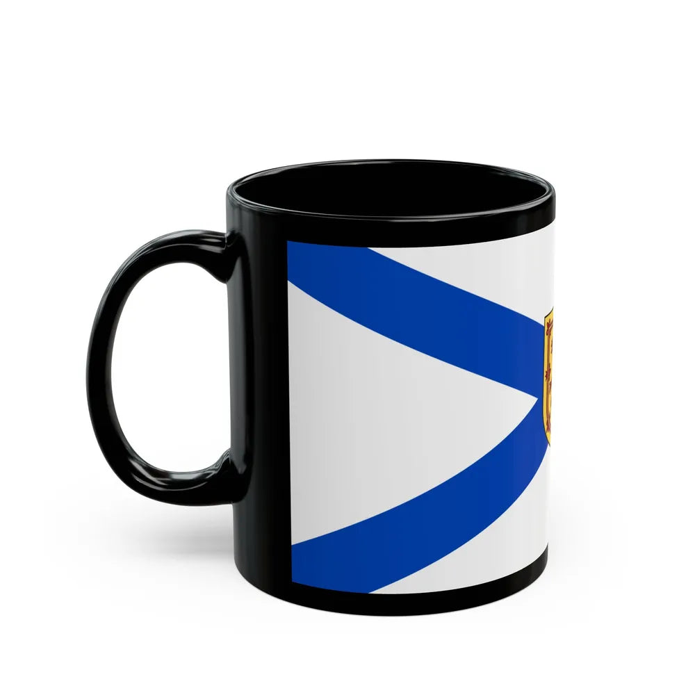 Flag of Nova Scotia Canada - Black Coffee Mug-Go Mug Yourself