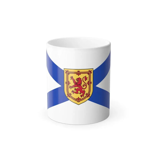 Flag of Nova Scotia Canada - Color Changing Coffee Mug 11oz - Go Mug Yourself