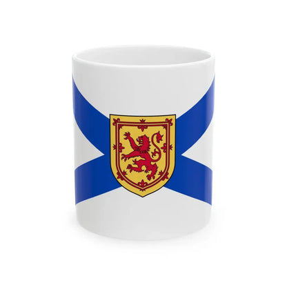 Flag of Nova Scotia Canada - White Coffee Mug 11oz - Go Mug Yourself