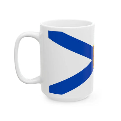 Flag of Nova Scotia Canada - White Coffee Mug-Go Mug Yourself