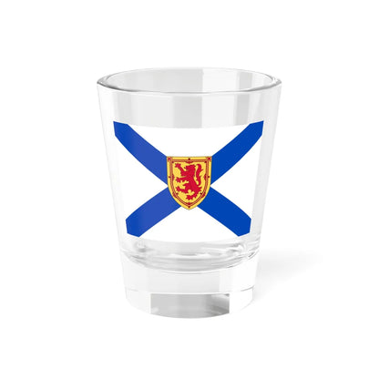 Flag of Nova Scotia historic 3 by 4 ratio (Canada) Shot Glass 1.5oz 1.5oz - Go Mug Yourself