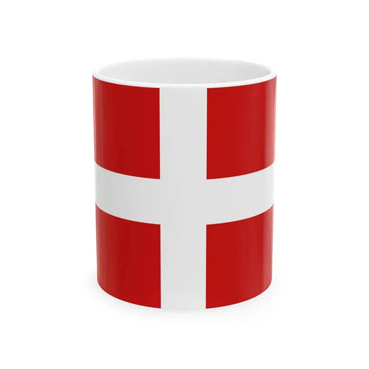 Flag of Novara (Italy) White Coffee Mug 11oz - Go Mug Yourself