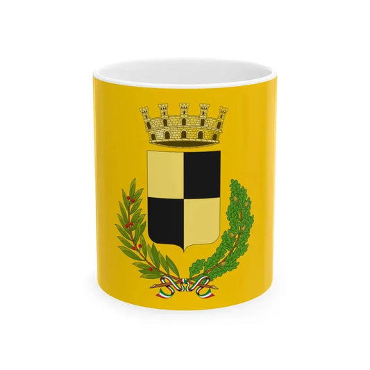 Flag of Novellara (Italy) White Coffee Mug 11oz - Go Mug Yourself