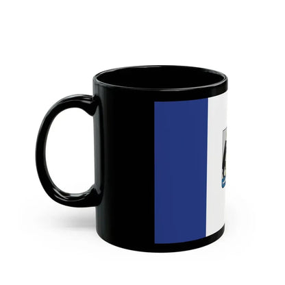 Flag of Novgorod Oblast Russia - Black Coffee Mug - Go Mug Yourself