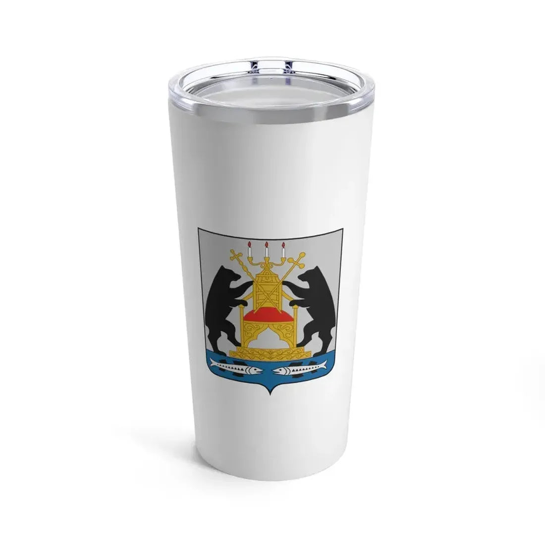 Flag of Novgorod Oblast Russia - Tumbler 20oz 20oz - Go Mug Yourself