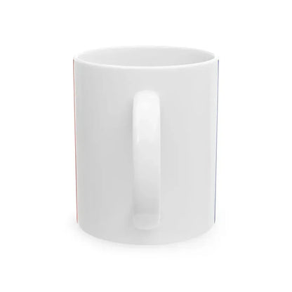 Flag of Novgorod Oblast Russia - White Coffee Mug - Go Mug Yourself