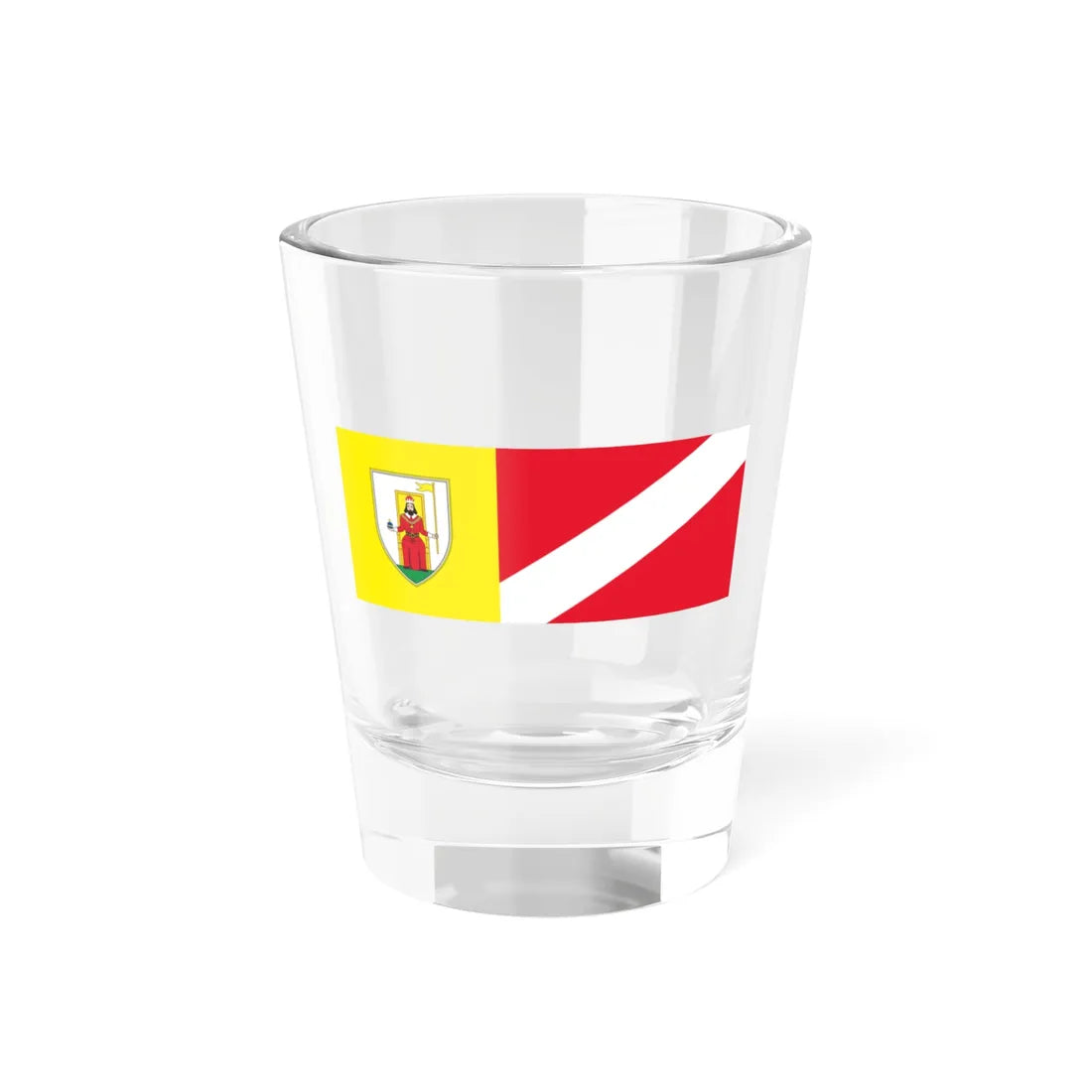 Flag of Novo Mesto (Slovenia) Shot Glass 1.5oz 1.5oz - Go Mug Yourself