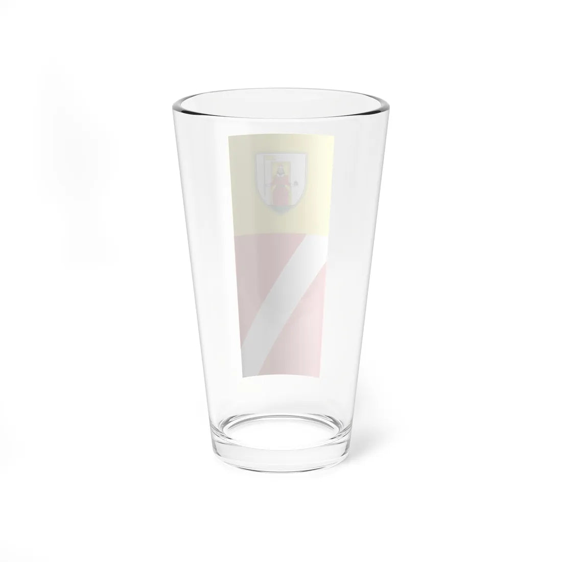 Flag of Novo Mesto vertical (Slovenia) Pint Glass 16oz - Go Mug Yourself