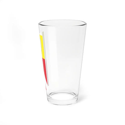 Flag of Novo Mesto vertical (Slovenia) Pint Glass 16oz - Go Mug Yourself