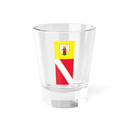 Flag of Novo Mesto vertical (Slovenia) Shot Glass 1.5oz 1.5oz - Go Mug Yourself