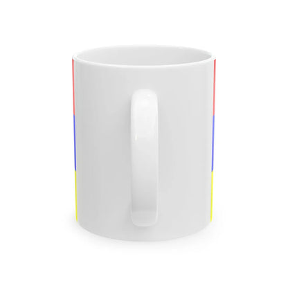 Flag of Novoaidar (Ukraine) White Coffee Mug - Go Mug Yourself