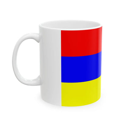 Flag of Novoaidar (Ukraine) White Coffee Mug - Go Mug Yourself