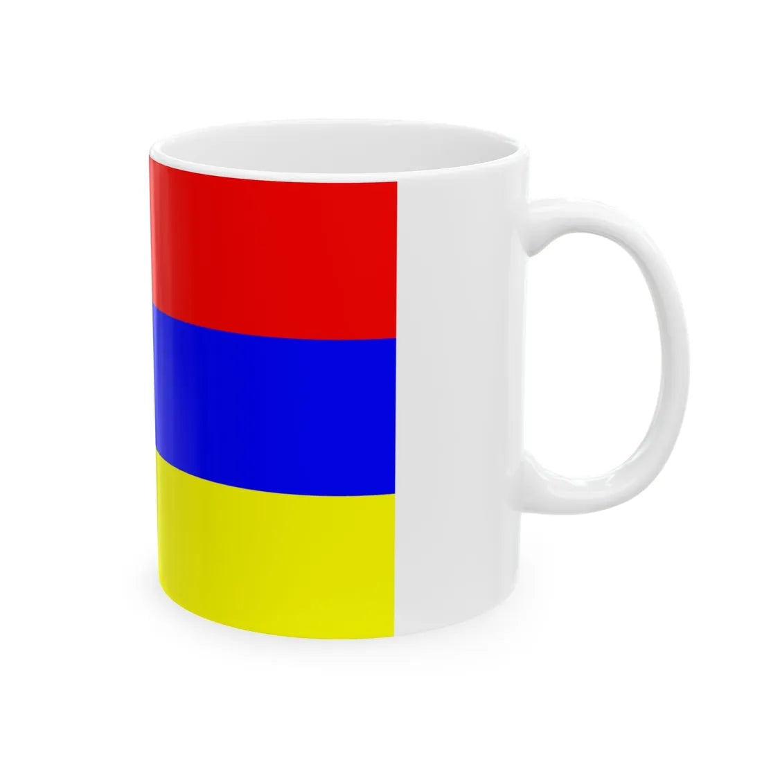 Flag of Novoaidar (Ukraine) White Coffee Mug - Go Mug Yourself