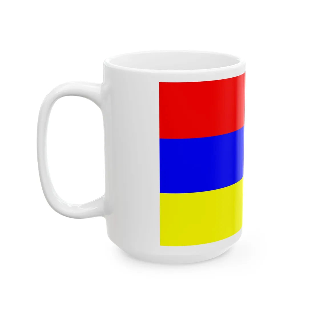 Flag of Novoaidar (Ukraine) White Coffee Mug - Go Mug Yourself