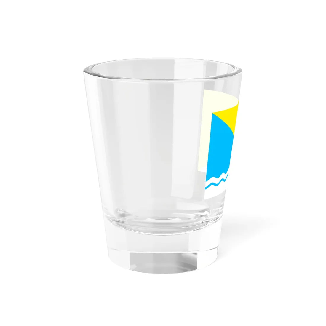 Flag of Novoazovsk raion (Ukraine) Shot Glass 1.5oz - Go Mug Yourself