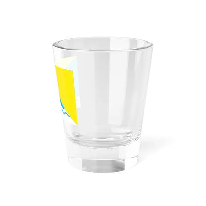 Flag of Novoazovsk raion (Ukraine) Shot Glass 1.5oz - Go Mug Yourself