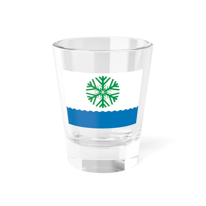 Flag of Novodvinsk Arkhangelsk oblast (Russia) Shot Glass 1.5oz 1.5oz - Go Mug Yourself