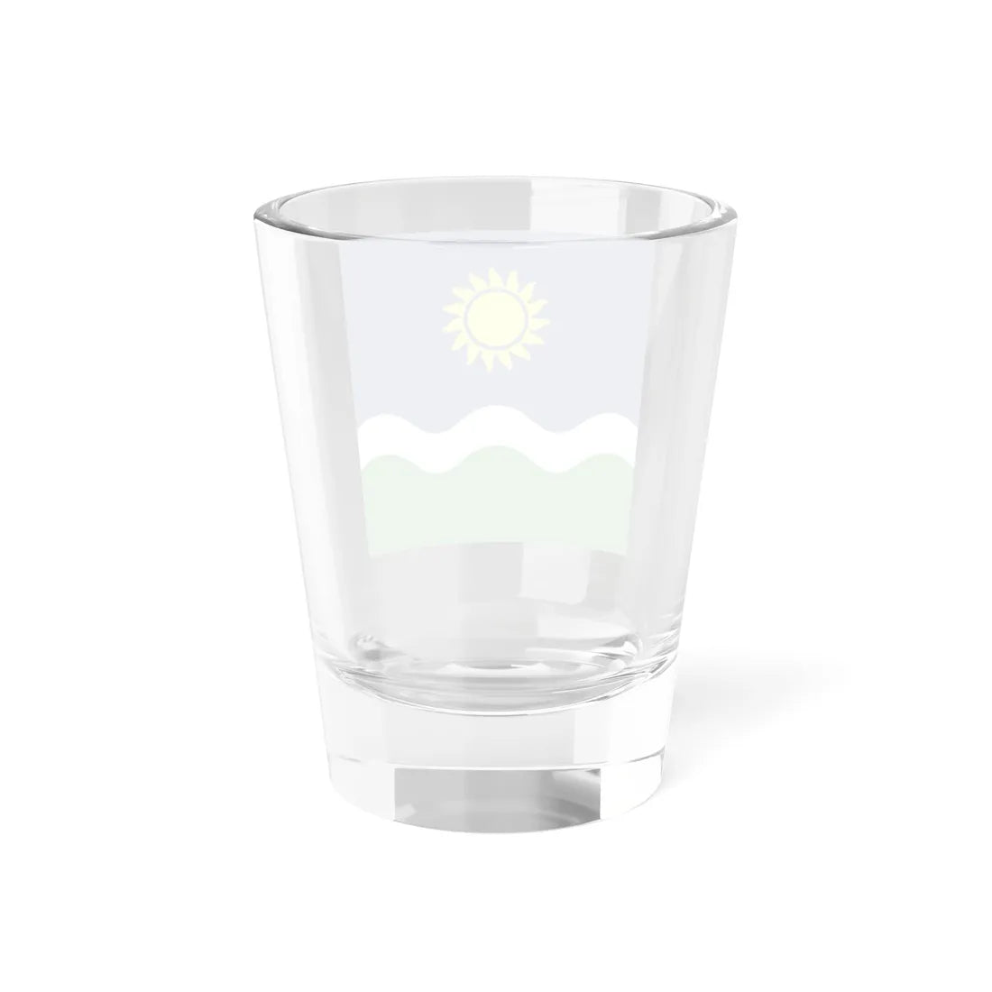 Flag of Novohryhorivka Novoukrainka Raion (Ukraine) Shot Glass 1.5oz - Go Mug Yourself