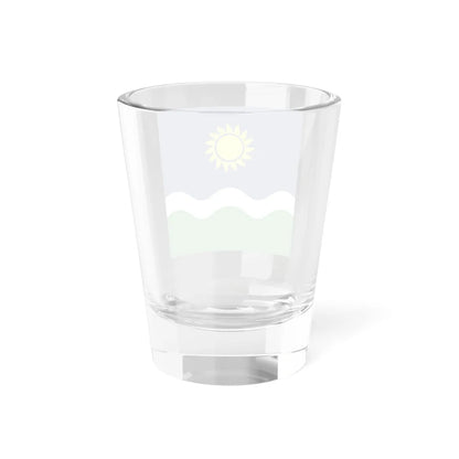 Flag of Novohryhorivka Novoukrainka Raion (Ukraine) Shot Glass 1.5oz - Go Mug Yourself