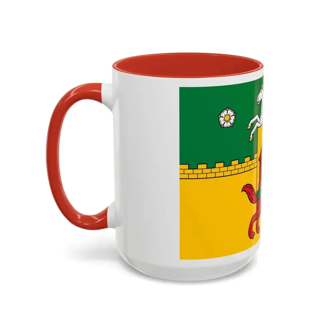 Flag of Novokuznetsk Russia - Accent Coffee Mug - Go Mug Yourself