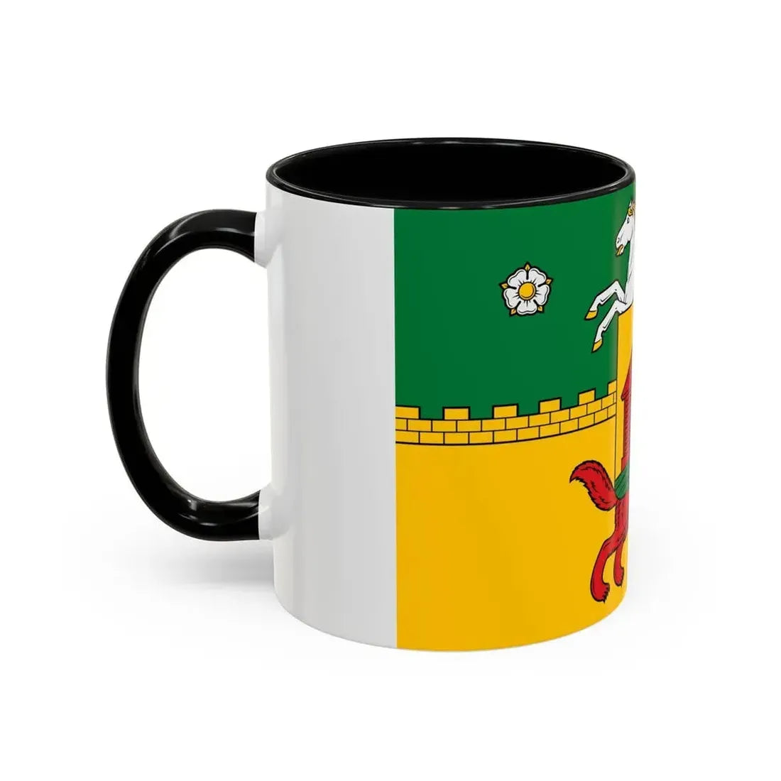 Flag of Novokuznetsk Russia - Accent Coffee Mug - Go Mug Yourself