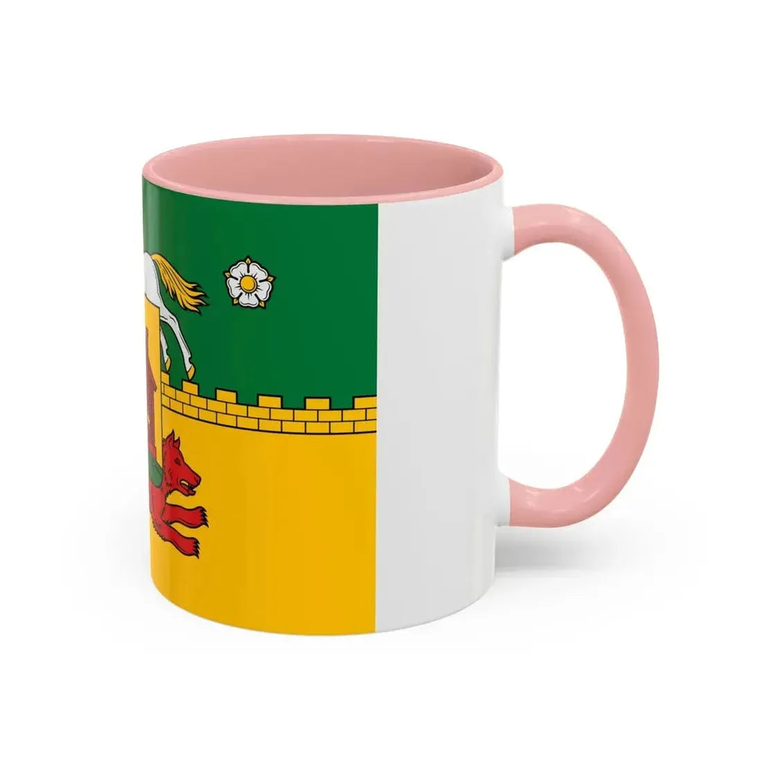 Flag of Novokuznetsk Russia - Accent Coffee Mug - Go Mug Yourself