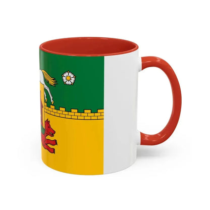 Flag of Novokuznetsk Russia - Accent Coffee Mug - Go Mug Yourself