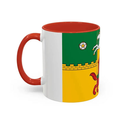 Flag of Novokuznetsk Russia - Accent Coffee Mug - Go Mug Yourself