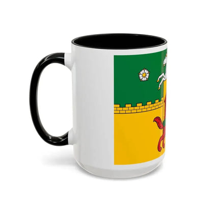 Flag of Novokuznetsk Russia - Accent Coffee Mug - Go Mug Yourself