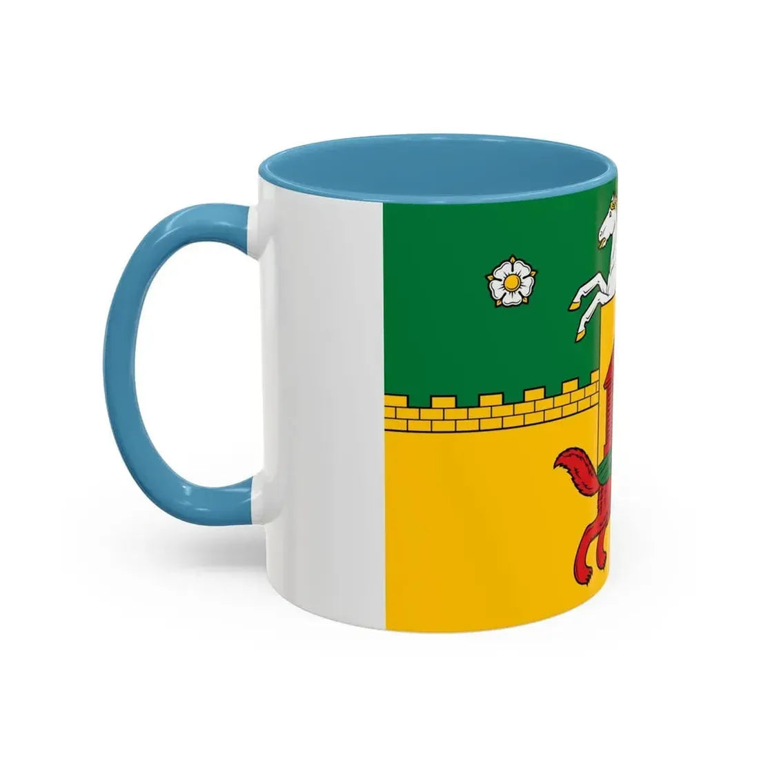Flag of Novokuznetsk Russia - Accent Coffee Mug - Go Mug Yourself