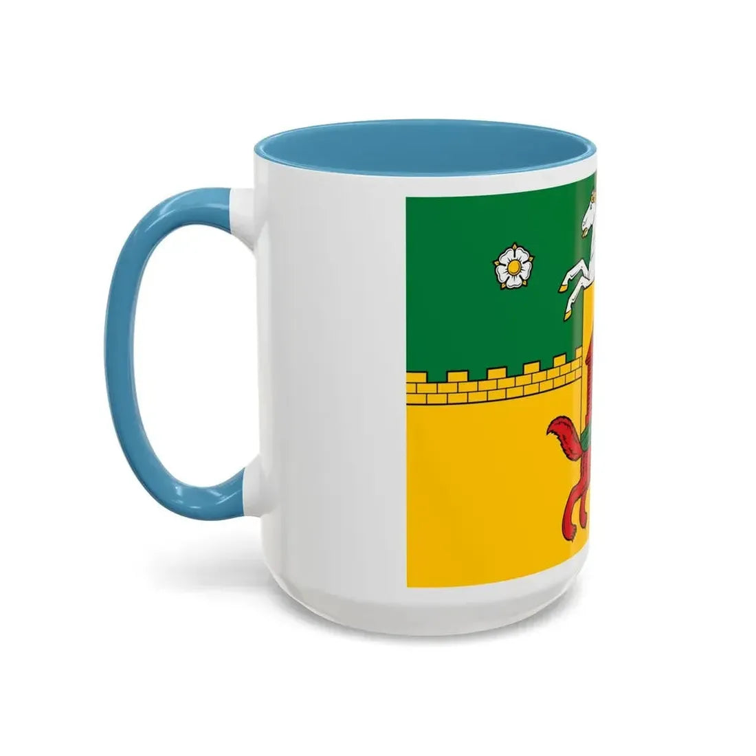 Flag of Novokuznetsk Russia - Accent Coffee Mug - Go Mug Yourself