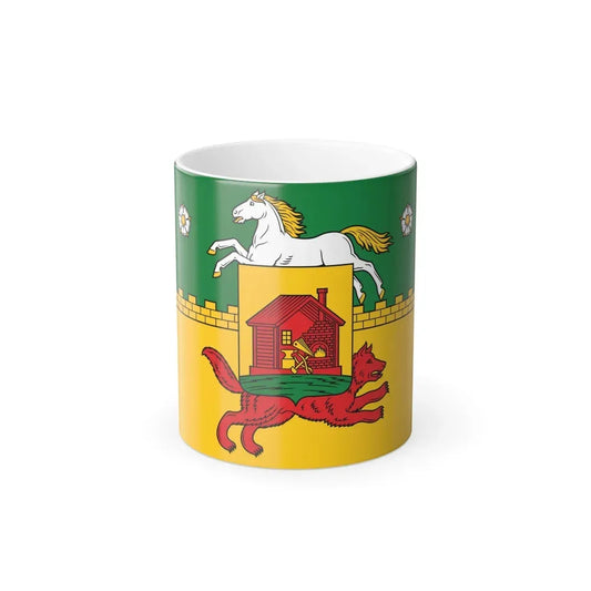 Flag of Novokuznetsk Russia - Color Changing Coffee Mug 11oz - Go Mug Yourself