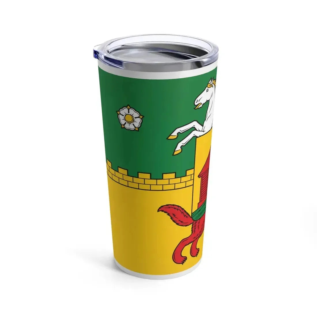 Flag of Novokuznetsk Russia - Tumbler 20oz - Go Mug Yourself