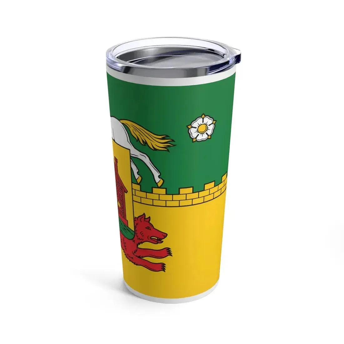 Flag of Novokuznetsk Russia - Tumbler 20oz - Go Mug Yourself