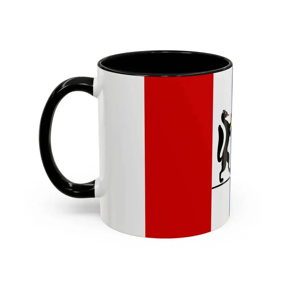 Flag of Novosibirsk Oblast Russia - Accent Coffee Mug - Go Mug Yourself