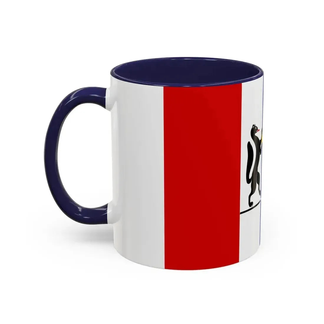 Flag of Novosibirsk Oblast Russia - Accent Coffee Mug - Go Mug Yourself